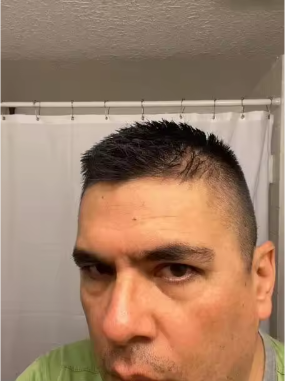 După – păr colorat uniform, client 2